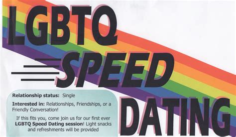 lgbtq speed dating